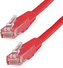 Along with the 568a & b wiring standards, there are two types of patch cord cables commonly used in ethernet systems. Amazon Com Startech Com 6ft Cat6 Ethernet Cable Red Cat 6 Gigabit Ethernet Wire 650mhz 100w Poe Rj45 Utp Molded Network Patch Cord W Strain Relief Fluke Tested Wiring Is Ul Certified Tia C6patch6rd Electronics