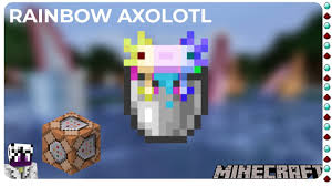 As it’s the only version at the moment where you can meet the minecraft axolotl via either eggs or buckets in. How To Make Rainbow Axolotls In Minecraft Like Jeb Sheep Youtube