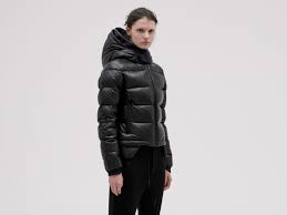 Templa Tuscan Leather Puffer Jacket Black Jackets Puffer Jackets Fashion