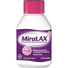 Once the miralax is dissolved, you can put the mixture in the refrigerator. Miralax Uk Polyethylene Glycol Gentle Laxative Powder Kingdom States