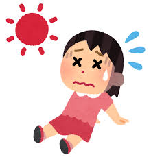 夏バテのイラスト（女の子） | かわいいフリー素材集 いらすとや