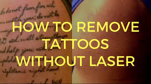 If you don't have olive oil or rubbing alcohol, try using nail polish remover instead. How To Remove Tattoos Without Laser Youtube