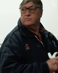 “It’s like a dream come true.” 🥹🖤🤍 1990 Premiership Player Mick McGuane  presents son @thomas.mcguane with his first Collingwood guernsey before his  VFL debut!