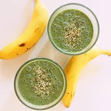 Morning Kale Banana Smoothie With Chia Seeds Flaxseeds Moringa Powder Vanilla Almond Milk Cinnamon Blueb Chia Seed Smoothie Banana Smoothie Moringa Powder