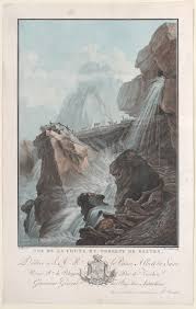 Charles Melchior Descourtis | Vue de la chute du torrent de Gelten | The  Metropolitan Museum of Art