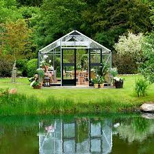 Serre Verre Gardener Aluminium 21 4 M 5 83 X 3 68 X 2 87 M Serre Jardin Serre En Verre Serre