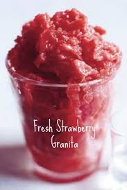 Fresh Strawberry Granita Recipe Whatscookingamerica Net Strawberry Granita Granita Rezept Rezepte Eis Eis Baby