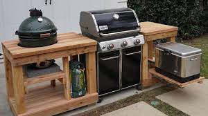 In this video i show how i diy an outdoor kitchen to hold my green mountain grill daniel boone pellet smoker, and weber genesis propane grill. How To Build An Outdoor Kitchen Island Done In A Weekend Game Day Tips Grill Like A Champion Youtube