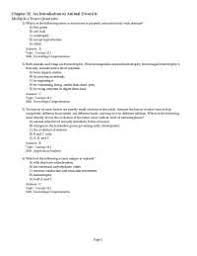 This video contains most important questions about animal tissue. Mcqs On An Introduction To Animal Diversity Biol 128 Docsity