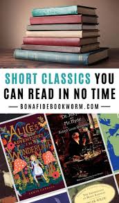 Short Classics You Can Read In No Time In 2020 Classic Books List Classic Novels To Read Book Blogger