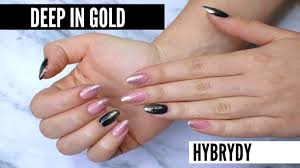 Diy Hybrydy Deep In Gold Brokatowe Ombre Youtube