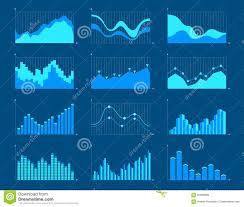 Business Charts And Graphs Infographic Elements Vector