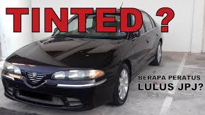 Saya sudah berhasrat nak pasang tinted cermin rumah pada tingkap. Proton Perdana V6 Tinted Gelap Youtube
