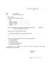 Maybe you would like to learn more about one of these? Contoh Surat Permohonan Ke Bupati Ruang Sipil