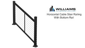 Atlantis rail manufacturers stainless steel cable railing systems for residential, commercial and handicap accessible applications. Horizontal Cable Railing Williams Aluminum Railing