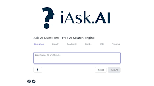 Screenshot of iAsk.AI