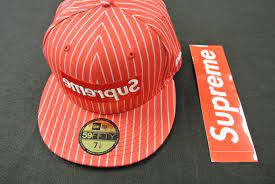 New Supreme Comme Des Garcons Shirt Red Hat Sz 7 1 8 Comme Des Garcons Shirt New Era Hat Red Hats
