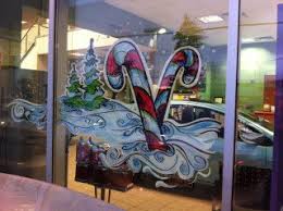 Decorative Window Paintings Graphic Garden Design Studio Christmas Window Painting Window Painting Window Mural