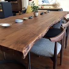 Leviathan Dining Table Live Edge Dining Table Dining Table Design Living Table