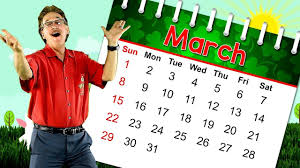The Month Of March Calendar Song For Kids Month Of The Year Song Jack Hartmann Youtube In 2020 Calendar Songs Jack Hartmann Months In A Year