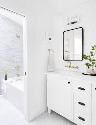 Check spelling or type a new query. Portland Reveal How I Designed A Modern Yet Traditional Guest Bathroom Modern White Bathroom Bathroom Design Modern Bathroom Design