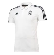 Choose an option s m l xl. Buy Official 2018 2019 Real Madrid Adidas Polo Shirt White