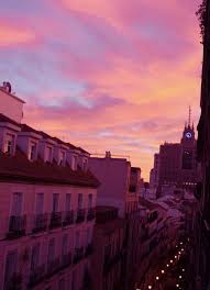 Set Of 4 Madrid Photo Prints Madrid Photography Street Photography Aesthetic Art Pink And Purple Prints Wall Art Madrid Cityscape In 2020 City Aesthetic Photography Prints Art Cityscape
