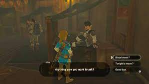 They should occur only at midnight, but if you sleep. When Does A Blood Moon Trigger Zelda Breath Of The Wild Botw Game8