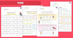 These grade 1 math worksheets are made up of horizontal addition questions, where the math questions are written left to right. Free Printable Telling Time Worksheets For 1st Grade Calendar Worksheets For Grade 1