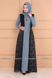 Moda Selvim Yelegi Dantel Elbise Kombin Asm2097 Bebe Mavisi Model Pakaian Model Pakaian Muslim Model Pakaian Hijab
