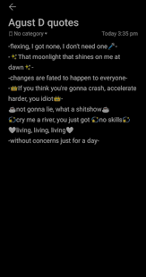 Song lyric instagram captions 2020: Agust D Caps Instagram Caption Lyrics Instagram Captions Songs Bts Lyrics Quotes