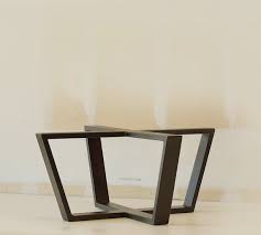 Round Coffee Table Base Angled Trapezoid Version Powder Coated Steel Table Legs 16 Hieght Steel Dining Table Legs Coffee Table Legs Round Coffee Table