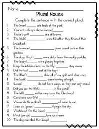 1000 Ideas About Irregular Plural Nouns On Pinterest Possessive Nouns Worksheet Plurals Irregular Plural Nouns