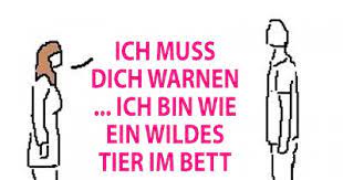 In der nacht hält er prompt d. Ich Bin Ein Wildes Tier Im Bett