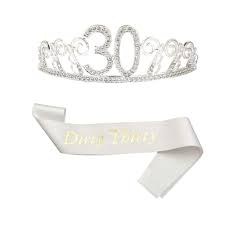 Birthday Crown And Sash Near Me Pin On Dirty Thirty Ideas