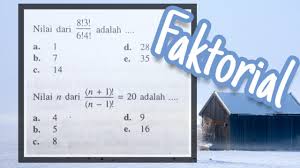 Postingan ini membahas contoh soal faktorial dan penyelesaiannya atau pembahasannya. Penjelasan Dan Latihan Tentang Faktorial Youtube