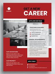 Job Hiring Flyer Design Psd Flyer Design Templates Flyer Jobs Hiring