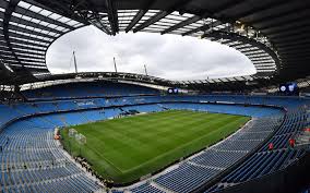 Stadion ini digunakan sebagai kandang dari klub sepak bola manchester city sejak tahun 2003. Download Wallpapers Etihad Stadium Manchester City Sports Arena Football Lawn Grandstan Manchester City Wallpaper Manchester City Etihad Stadium Manchester