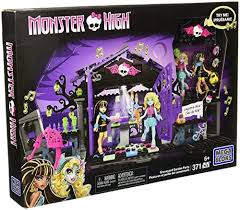 Hallo zu verkaufen sind monster high haus und zwei puppen. Mattel Mega Bloks Cnf83 Monster High Friedhof Gartenparty Set Mit 371 Teilen Amazon De Spielzeug