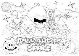 I cut and layered cardstock to make angry birds space characters for my son's birthday banner. Coloring Pages