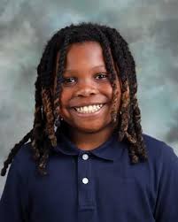 Ben Williams, E.R. Dickson Elementary's Learning Leading Award winner,  comes to school with a smile, and is helpful to his classmates. He plays  football at a local park and loves to help