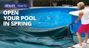 How To Open Your Pool In Spring Pool Winter Pool Covers Pool Equipment
