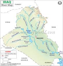 Not only is it the world's longest river, it has the largest drainage area and the fastest discharge rate. Iraq River Map Major Rivers In Iraq