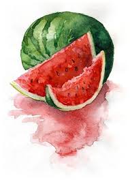Watercolor Watermelon Stock Illustration Illustration Of Food 28047934 Watercolor In 2020 Watercolor Fruit Fruit Painting Watermelon Painting