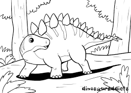 Volcano goes mad coloring page. Stegosaurus Coloring Pages Dinosaur Addicts