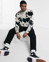 The company was founded in 2000 in london, primarily aimed at young adults. Asos Design Oversize Strickpullover Mit Kuh Design Asos