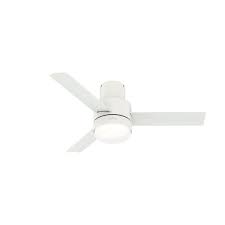 Emerson ceiling fans tilo modern low profile/hugger indoor outdoor ceiling fan. Hunter 44 Gilmour Outdoor Low Profile Ceiling Fan With Led Light Kit And Handheld Remote Overstock 32394827