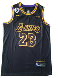 Lebron james, 35, is continuing to honor former l.a. Lebron James Nike La Lakers City Edition Black Mamba Tribute Swingman Jersey 23 Ebay