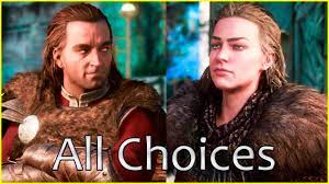Choosing Between Thor Freyja And Tyr Assassin S Creed Valhalla Game Youtube