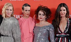 Ocean's 8 has a smaller cast than ocean's 11 to differentiate the movies from each other. Ocean S 8 Comes To London Rihanna Sandra Bullock Cate Blanchett Shimmer On The Red Carpet Hello
